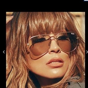 Quay X Desi Perkins Sahara Gold Sunglasses